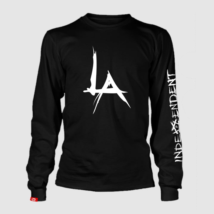 LA Long Sleeve Tee - (Black)